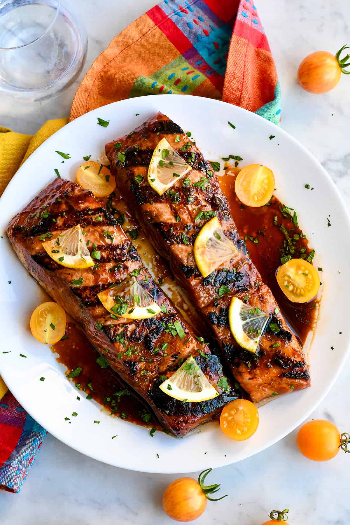 Honey Maple Glazed Salmon